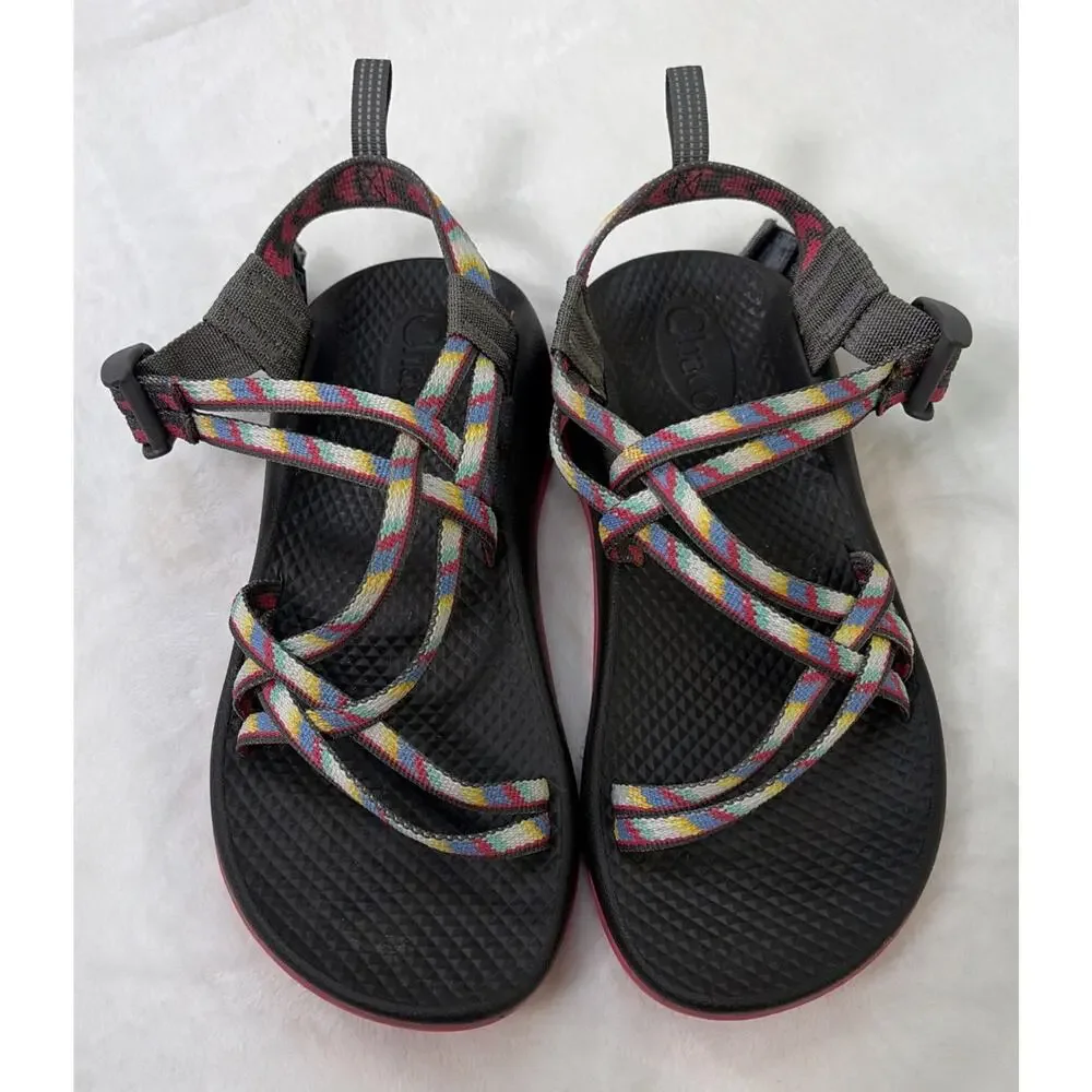 Chaco Girl's ZX/2 Size 4 Grey / Multi Color EUC Benefits Charity
